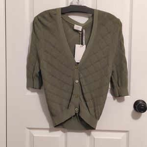 Wilfred lacey half-length sleeved cardigan